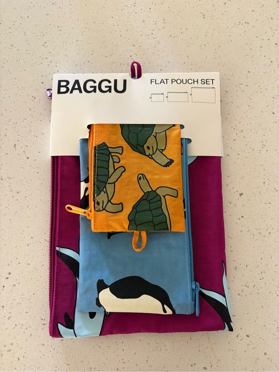 BAGGU Handbags - Baggu Flat Pouch Set - Vacation Animals